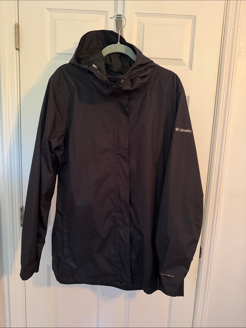 Columbia Black Waterproof Rain Jacket